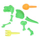 Bio-plastische Sandformen Dino
