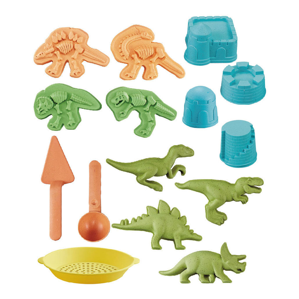 Bio-plastischer Sand-Set Dino's