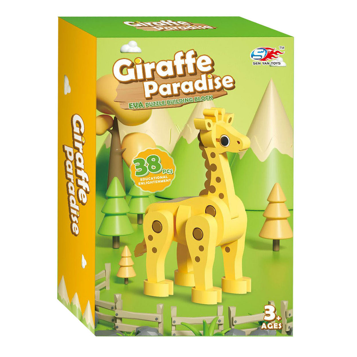 Schaumstoffbausatz 3D-Giraffe