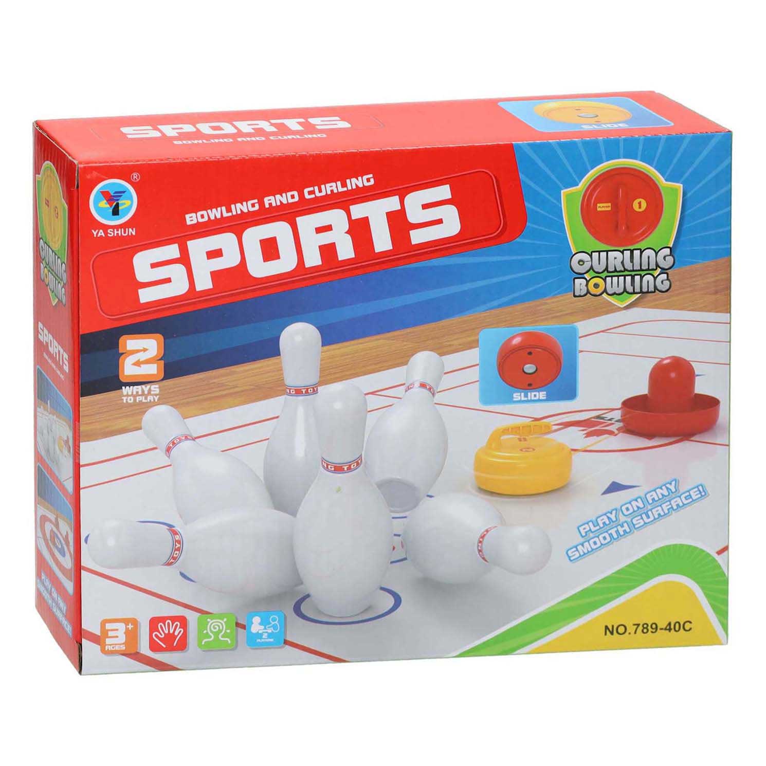 Ngk air bowling and curling set