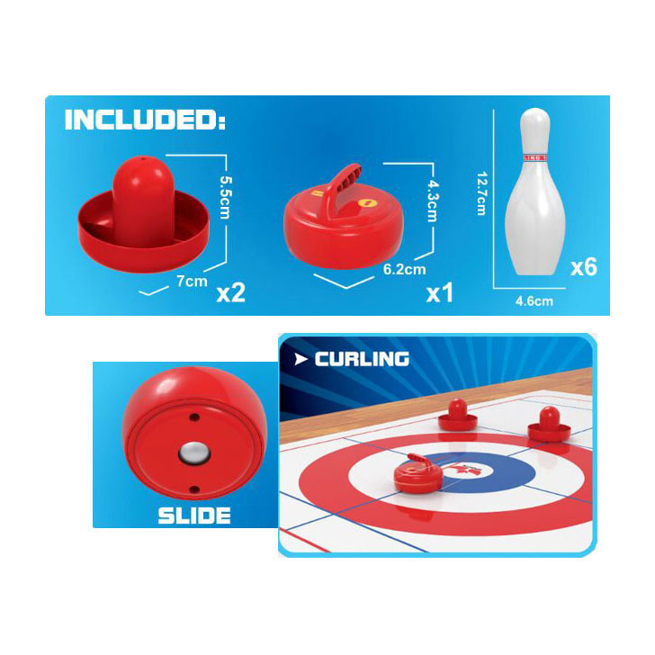 Ngk air bowling and curling set