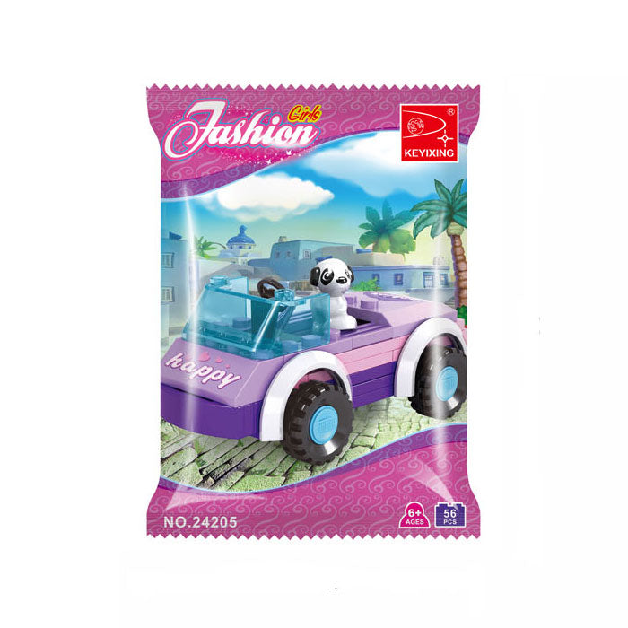Bausatz Sommerauto Cabrio - 56 Teile.