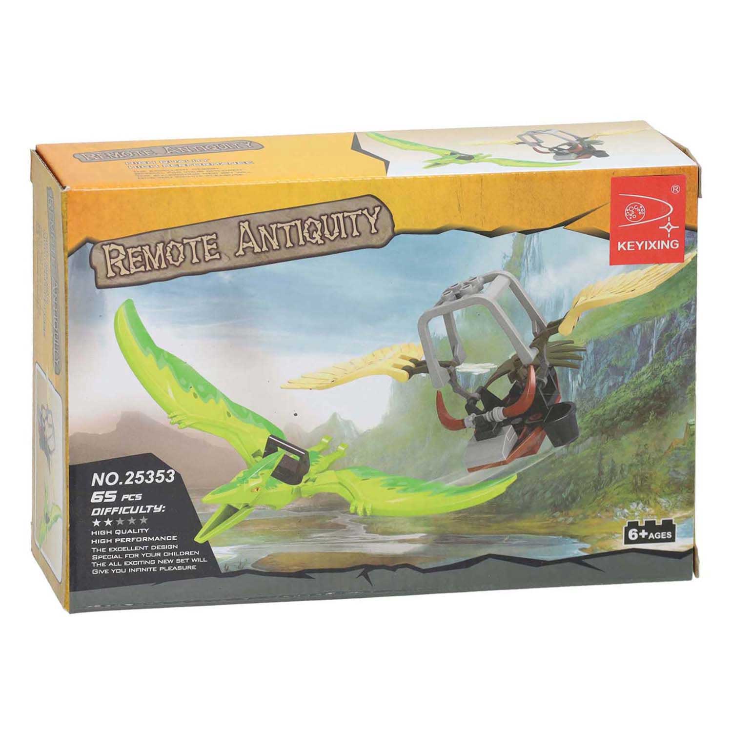 Bausatz Dino-Flugmaschine - 65 Teile.
