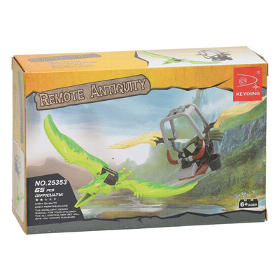 Bausatz Dino-Flugmaschine - 65 Teile.