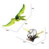Bausatz Dino-Flugmaschine - 65 Teile.