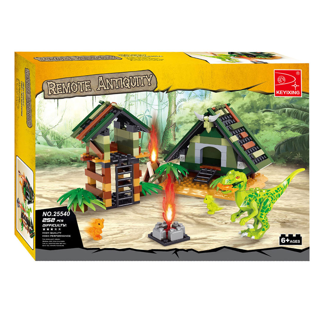 Bausatz Dino-Gehege - 252 Teile.