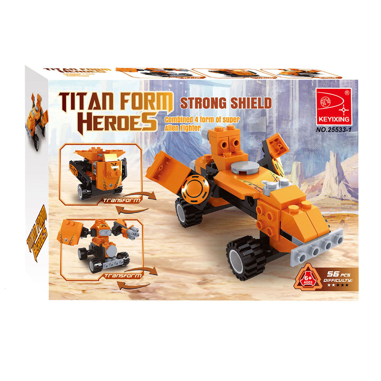 BAUSETE SETE TITAN -Fahrzeuge 3in1