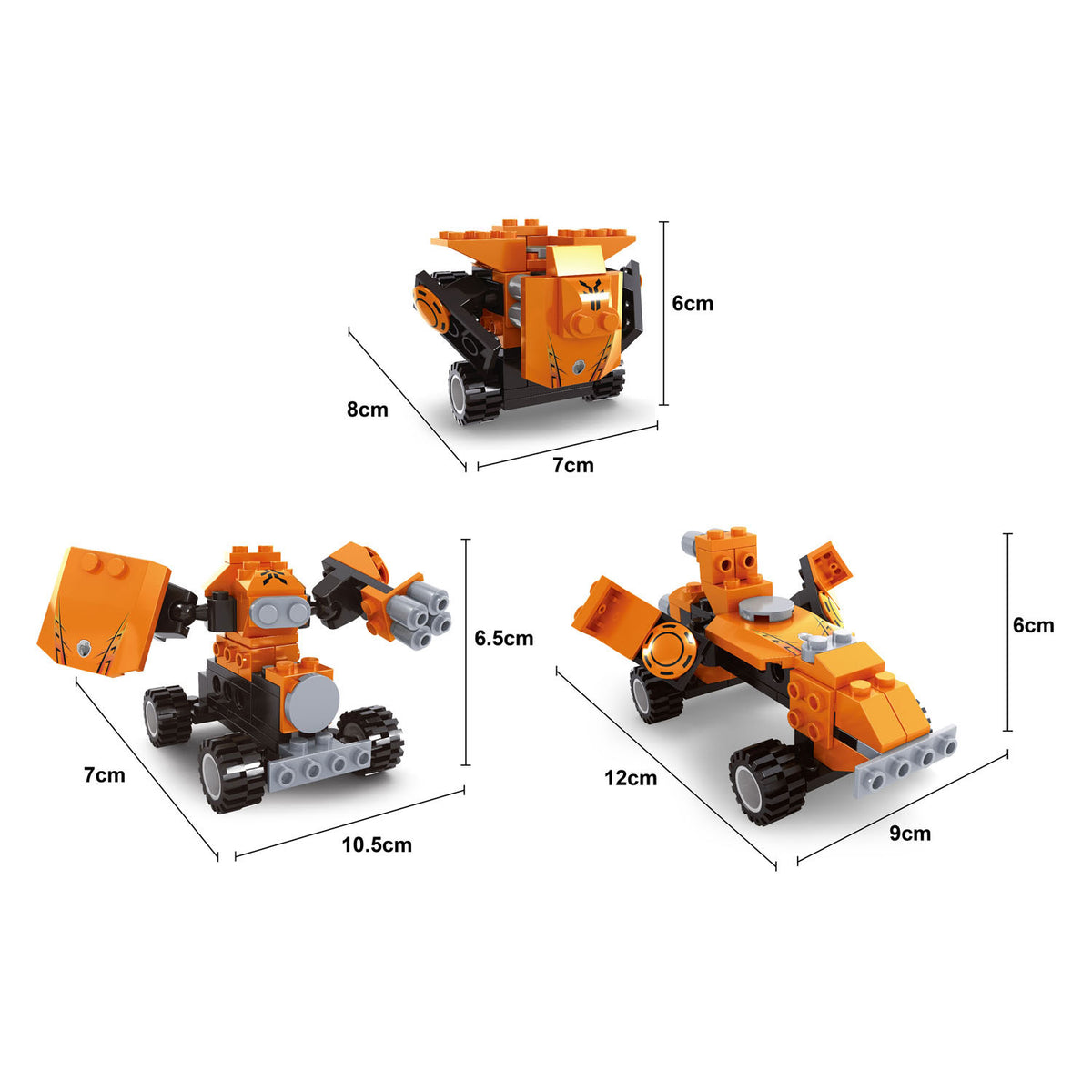 BAUSETE SETE TITAN -Fahrzeuge 3in1