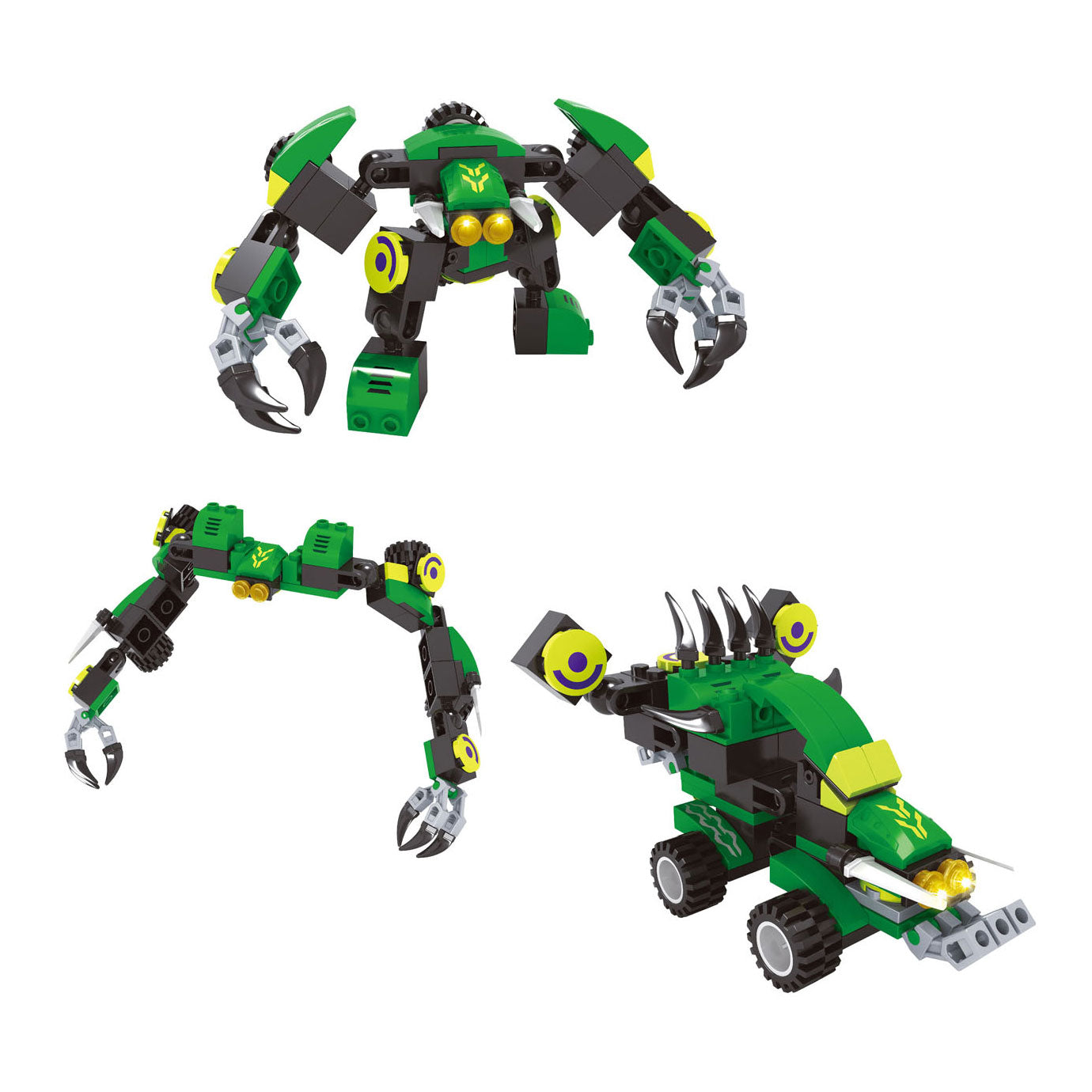 Baukasten Titan Transform Green - 76 Teile.