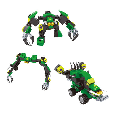 Baukasten Titan Transform Green - 76 Teile.