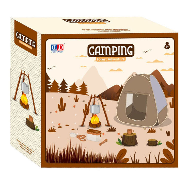Campingset Zelt-Spielset, 34-teilig.