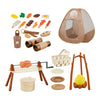 Campingset Zelt-Spielset, 34-teilig.
