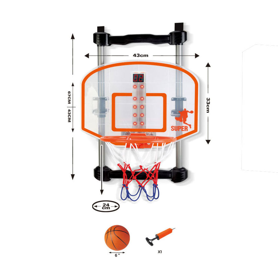Basketball-Rückwand-Türhänger mit Theke