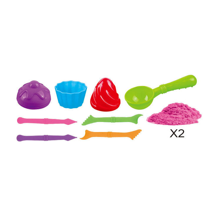 Spielsand-Set Cupcakes, 2x300gr
