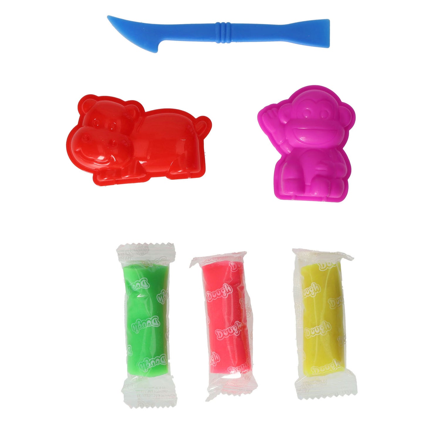 Tonset mit 2 Tierformen und 1 Werkzeug