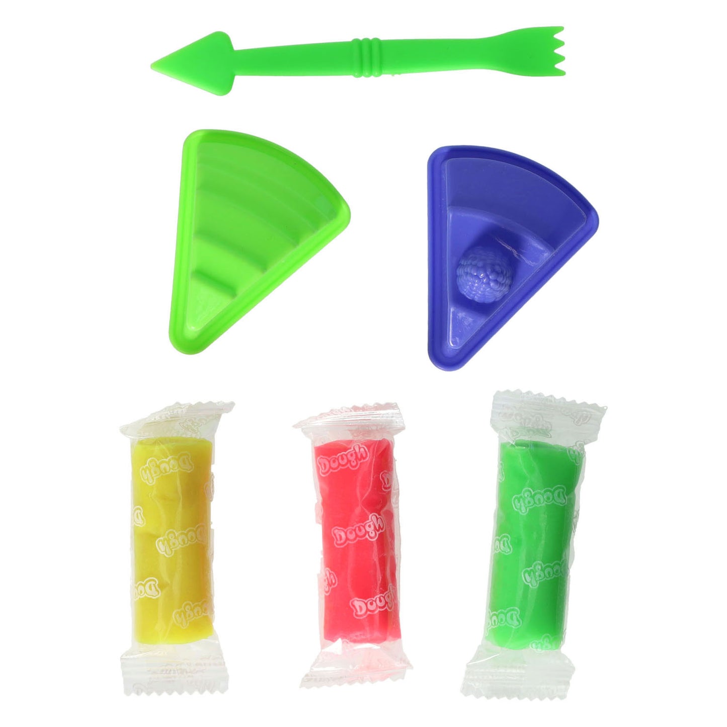 Tonset mit 2 Dessertformen und Werkzeugen – 3 Tonfarben
