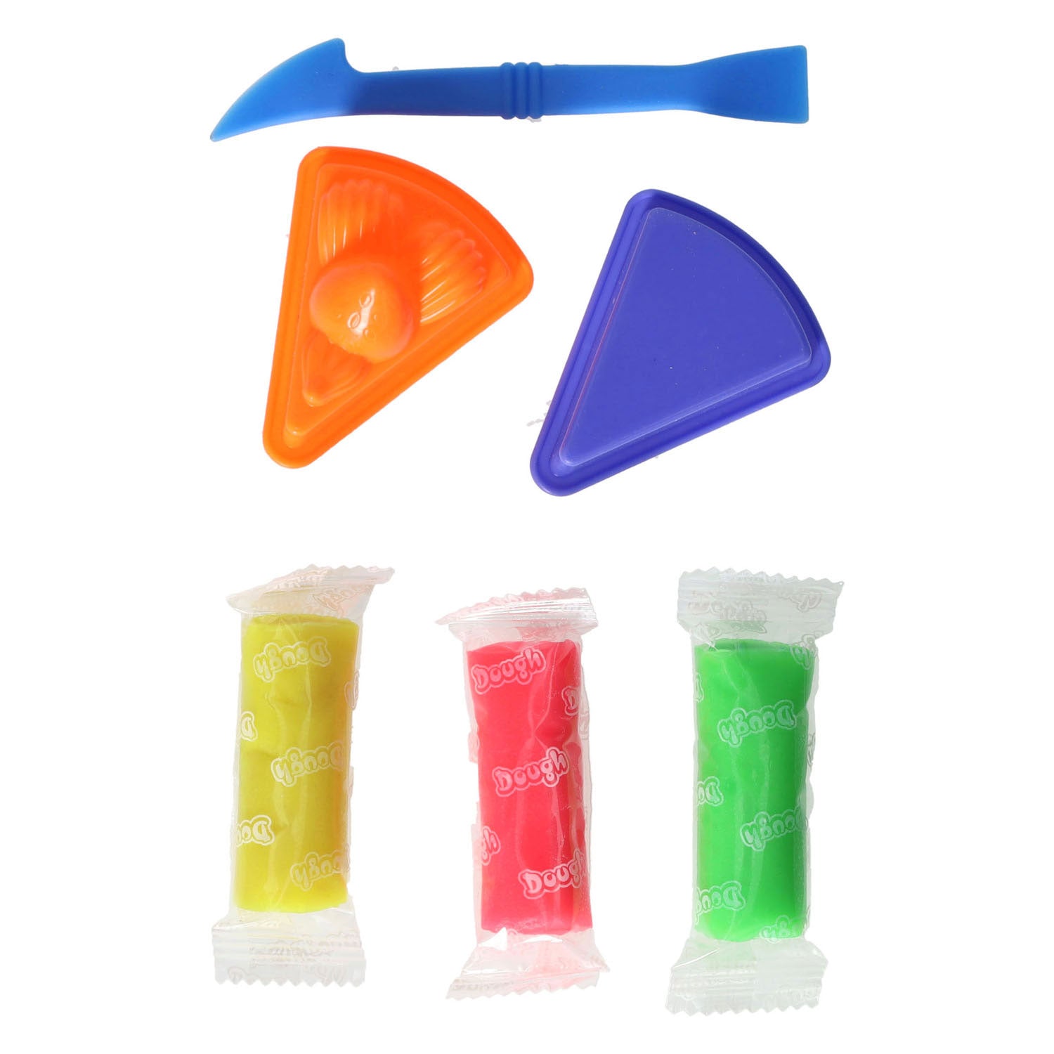Tonset mit 2 Dessertformen und Werkzeugen – 3 Tonfarben