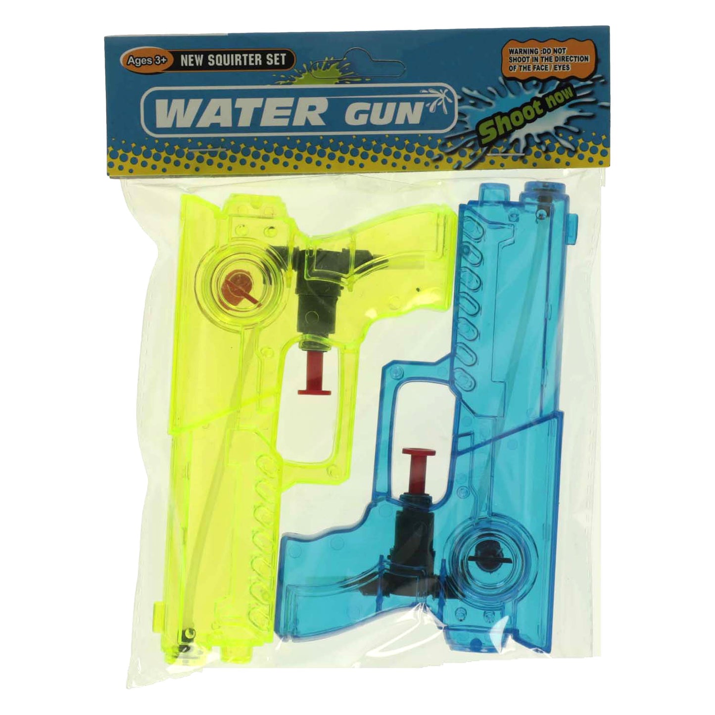 Transparente Wasserpisoles, 2 Stk.