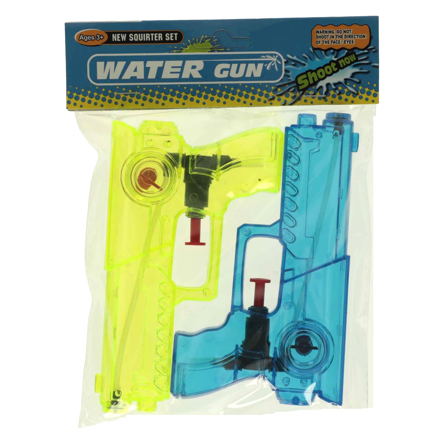 Transparente Wasserpisoles, 2 Stk.