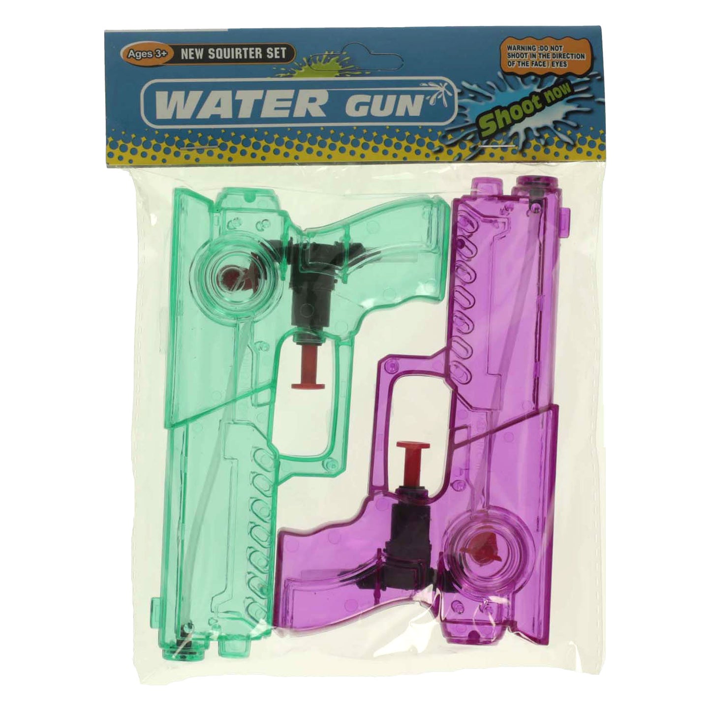 Transparente Wasserpisoles, 2 Stk.