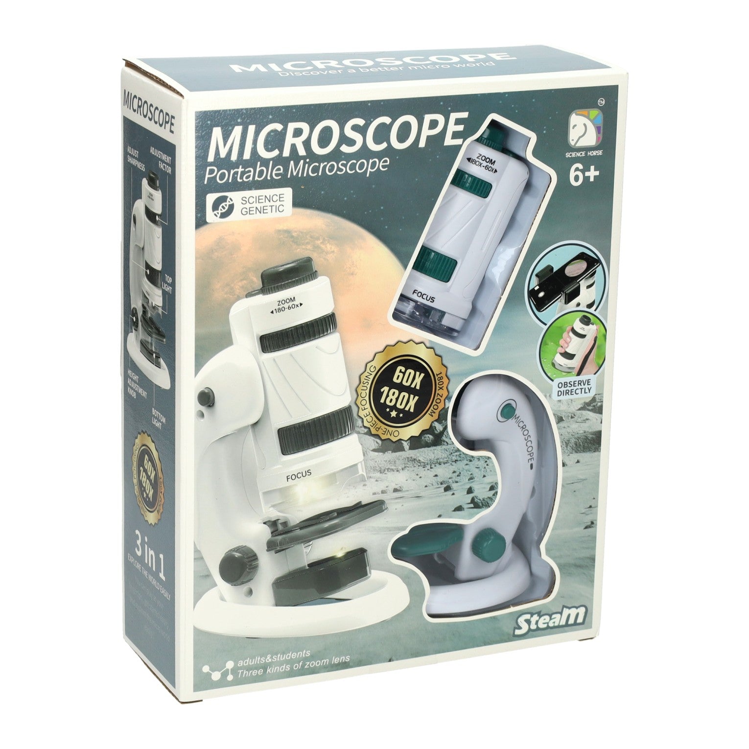 Mikroskop-Set grün