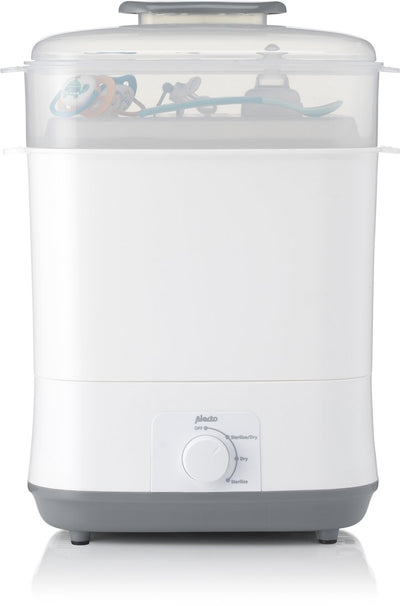 Alecto bf55 – elektrischer Dampfsterilisator mit Trocknungsfunktion – weiß