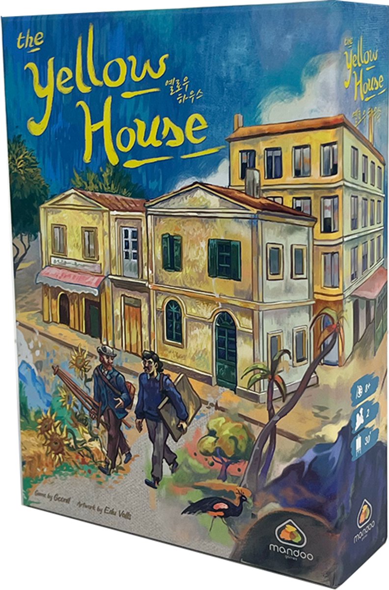 Geronimo-Spiele Das gelbe Haus – ab 8 Jahren – 2 Spieler – Brettspiel