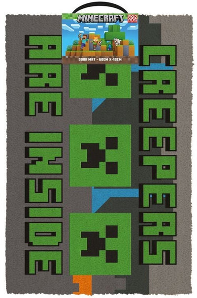 Minecraft Creepers sind innen Unisex-Fußmatte – mehrfarbig – Standard