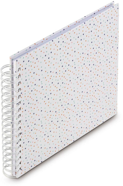 Hama Spiralalbum Konfetti, 28x24 cm, 50 weiße Seiten