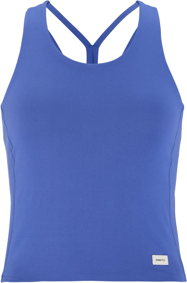 Craft Collective kurzes Singlet mit Damen-Sportshirt – Blau