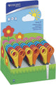 Westcott Scheren für Kinder, cm-Teilung, runde Spitze, Display 30 Stück, sortiert
