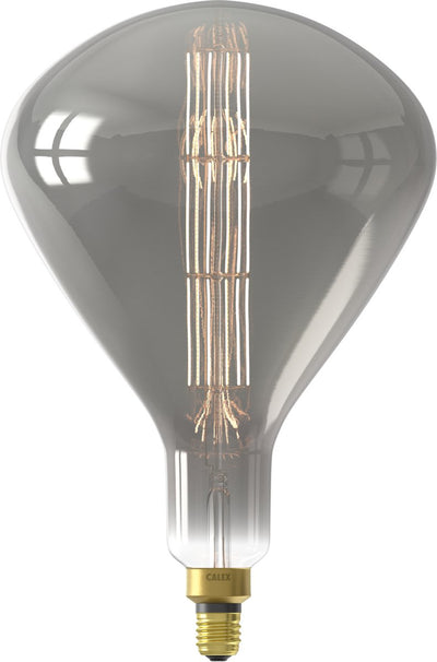 Calex Sydney XXL Titanium – E27 LED-Lampe – Filament-Lichtquelle dimmbar – 7,5 W – warmweißes Licht