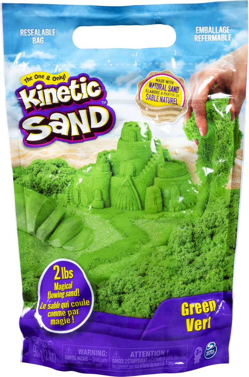 Spinmaster Kinetische Sandfarbe Sandbeutel grün (907 g)