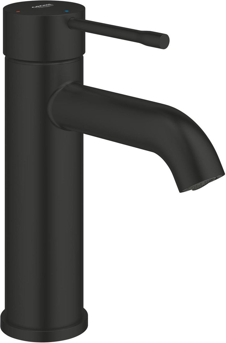Grohe Essence New S-Size ist Waschtisch – Koude Start – Push-Open – Ecojoy – Mattschwarz