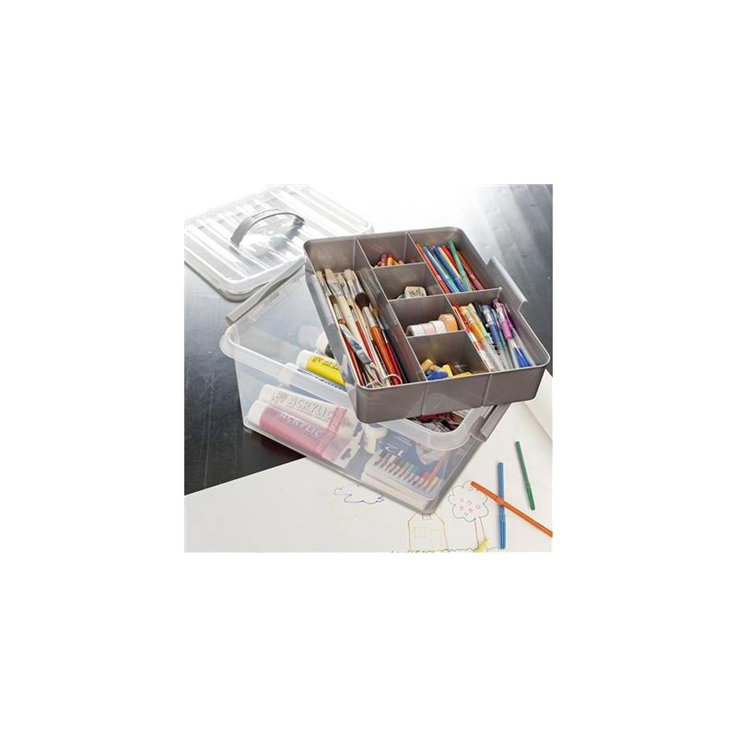 Sonnenwaren Q-Line Storage Box mit Einsatz 15 Liter
