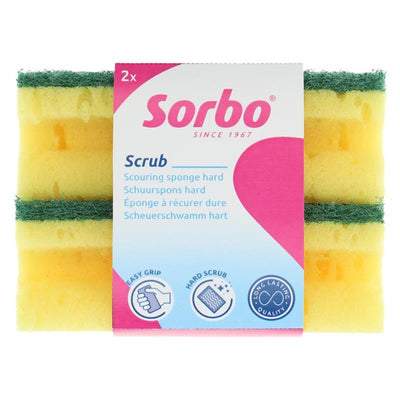 Sorbo Scheuerschwamm mit Griff Set a 2 xl