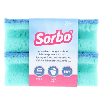 Sorbo Kratzfreier Scheuerschwamm XL 2er Set