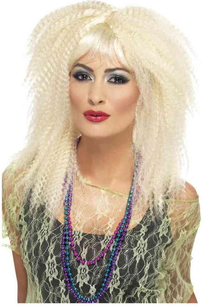 Smiffys blonde Retro-Perücke für Damen – Faschingsperücke – Einheitsgröße