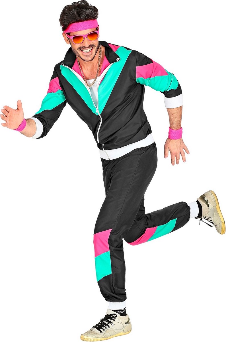 Finidi Trainingsanzug schwarz 80er Jahre