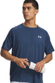 Under Armour Herren-Sportshirt „UA Tech Texture Red SS-Blu“ – Wham Blue – Weiß