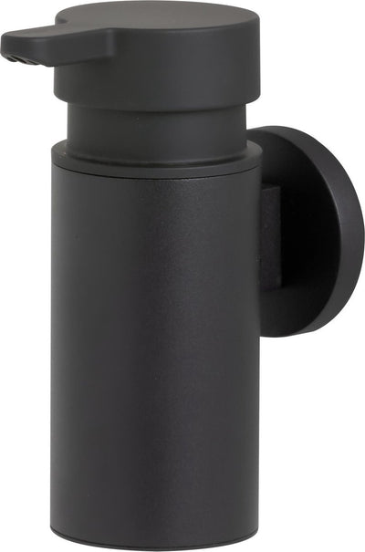 Tiger Noon – Seifenspender Wandmontage 90 ml – ohne Bohren – Bohren oder Kleben – Schwarz
