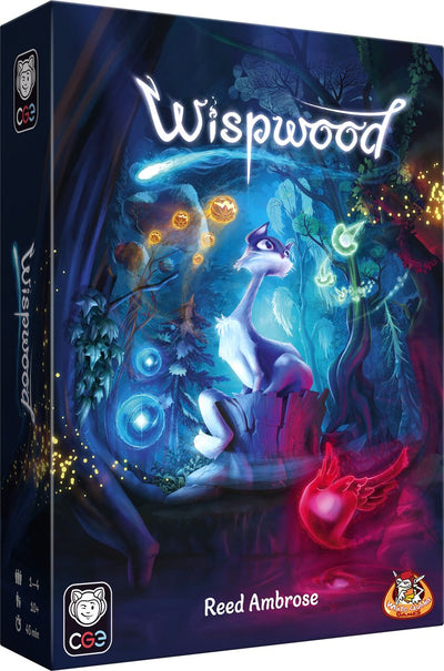 Weiße Koboldspiele - Wispwood - Familienspiel - 1 bis 4 Spieler - für Familien und Erwachsene - Zauberhaftes Brettspiel - ab 10 Jahren