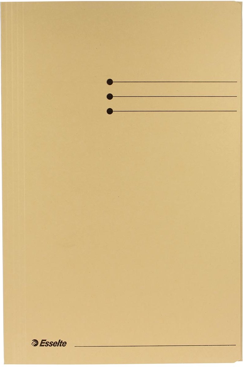 Esselte Ordner mit 3 Klappen, 240 x 318 mm, beige