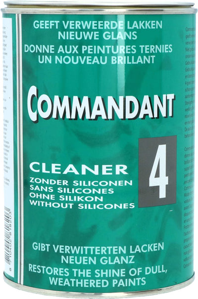 Commandant Reiniger 4 – Autolack reinigen – verleiht neuen Glanz – Poliereffekt – entfernt Kratzer – silikonfrei – Inhalt 1 kg