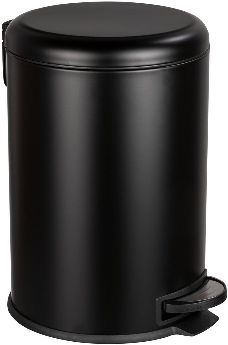 Wenko Treteimer Leman Easy-Close 20 Liter mattschwarz - Easy-Close-Deckel - Abfalleimer - Mülleimer - Mülleimer - Mülleimer - Mülleimer