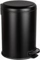 Wenko Treteimer Leman Easy-Close 20 Liter mattschwarz - Easy-Close-Deckel - Abfalleimer - Mülleimer - Mülleimer - Mülleimer - Mülleimer