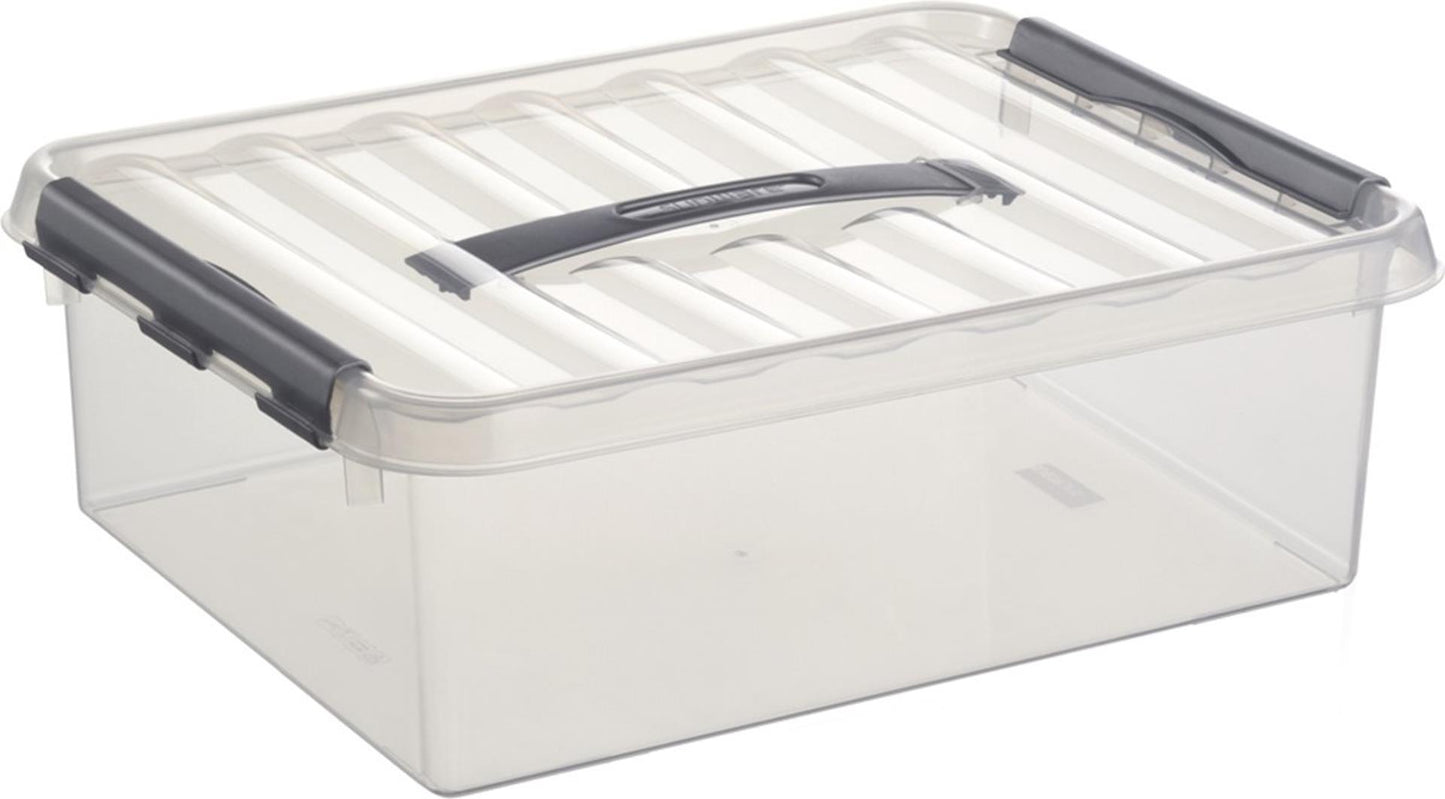 Sunware q-line Aufbewahrungsbox 10l transparent
