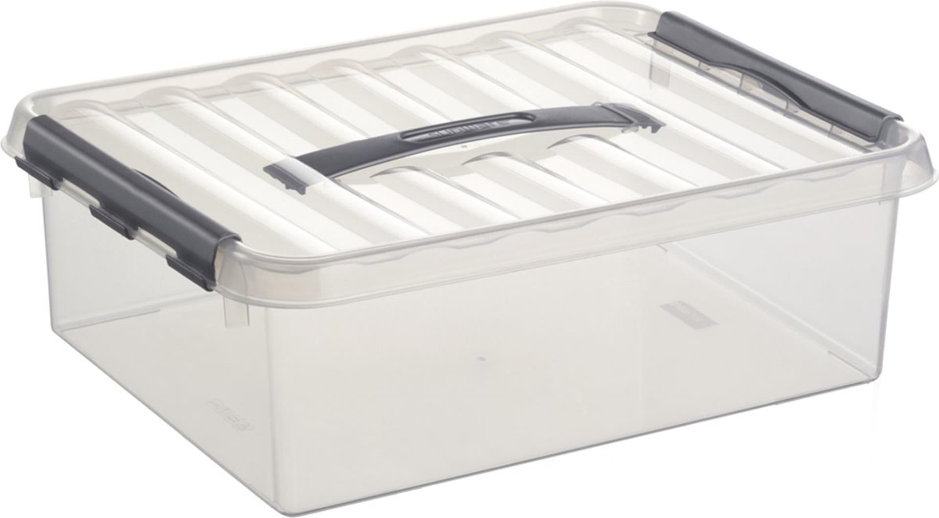Sunware q-line Aufbewahrungsbox 10l transparent