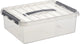 Sunware q-line Aufbewahrungsbox 10l transparent