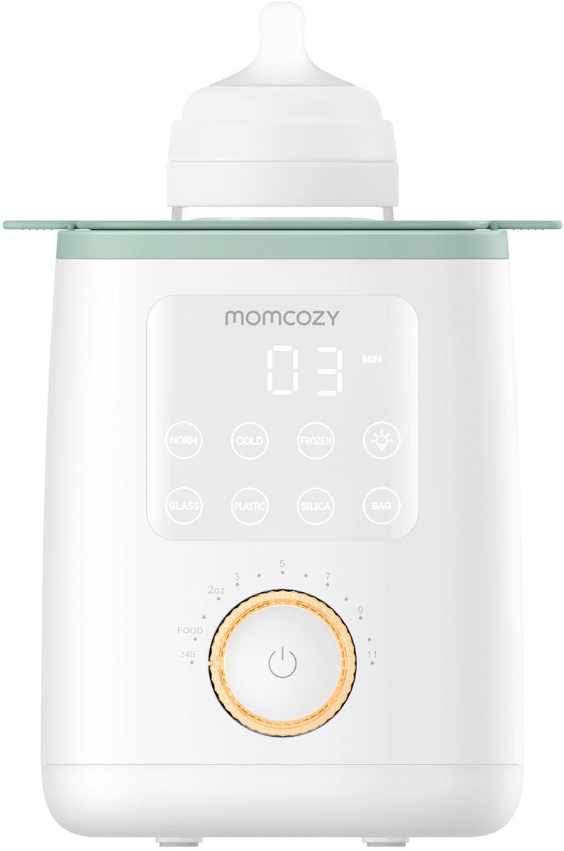 Momcozy mw02 analoger Flaschenwärmer – Wasserbadheizer für Babyflaschen und Töpfe – mit beleuchteter Warmhaltefunktion